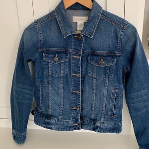 J Crew women’s denim jacket XS